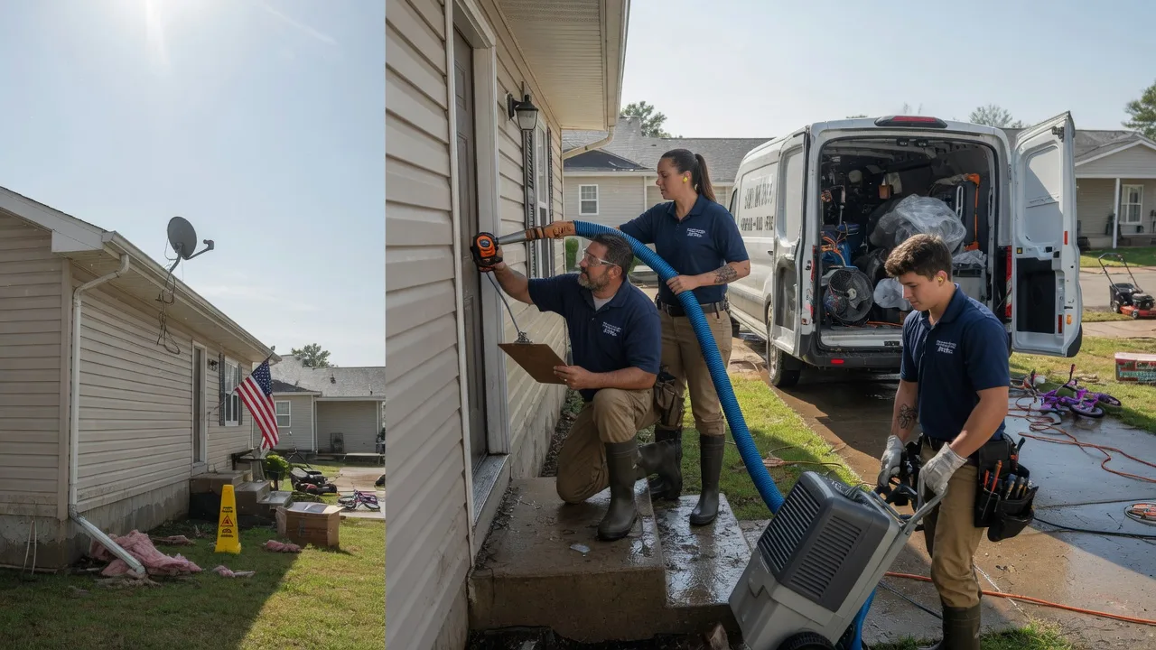 Ceiling Water Damage Restoration in Cade, LA near me
